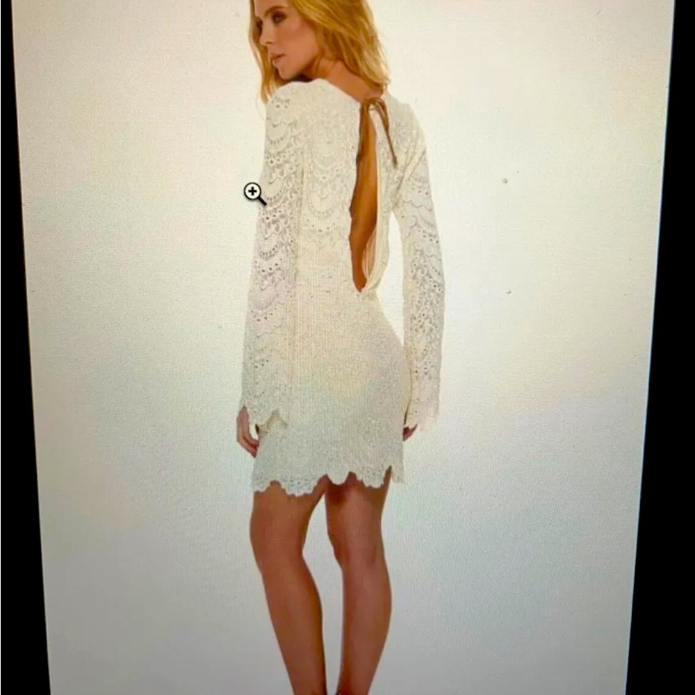 Nightcap Tie Back Priscilla Dress Ivory /cream size 2